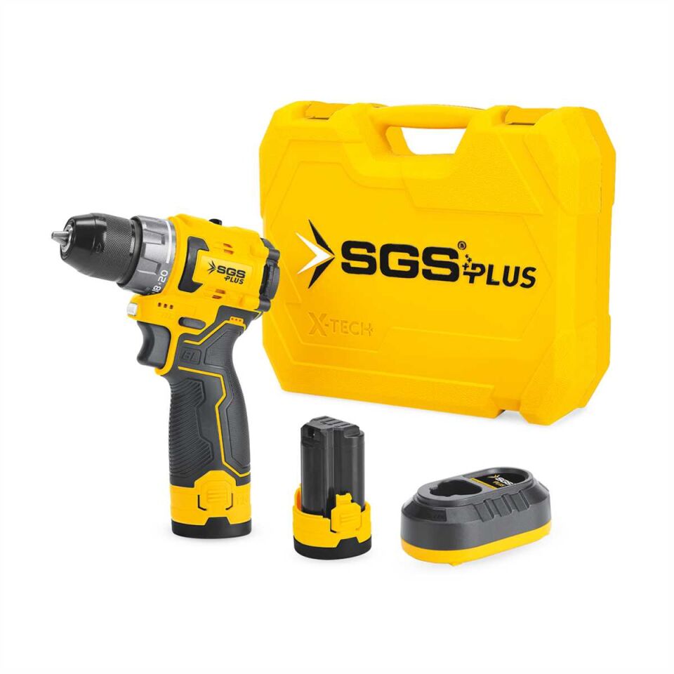 SGS AKÜLÜ VİDALAMA SETİ 12 VOLT (2*2.5 Ah) (KÖMÜRSÜZ MOTOR) SGS 5080