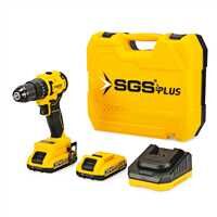 SGS AKÜLÜ DARBELİ MATKAP SETİ 20V 60Nm Tork 2*2.0Ah (KÖMÜRSÜZ MOTOR) SGS 5532