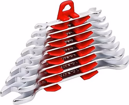 İZELTAŞ İki Ağız Anahtar Takımı Kısa Boy 8'Lİ