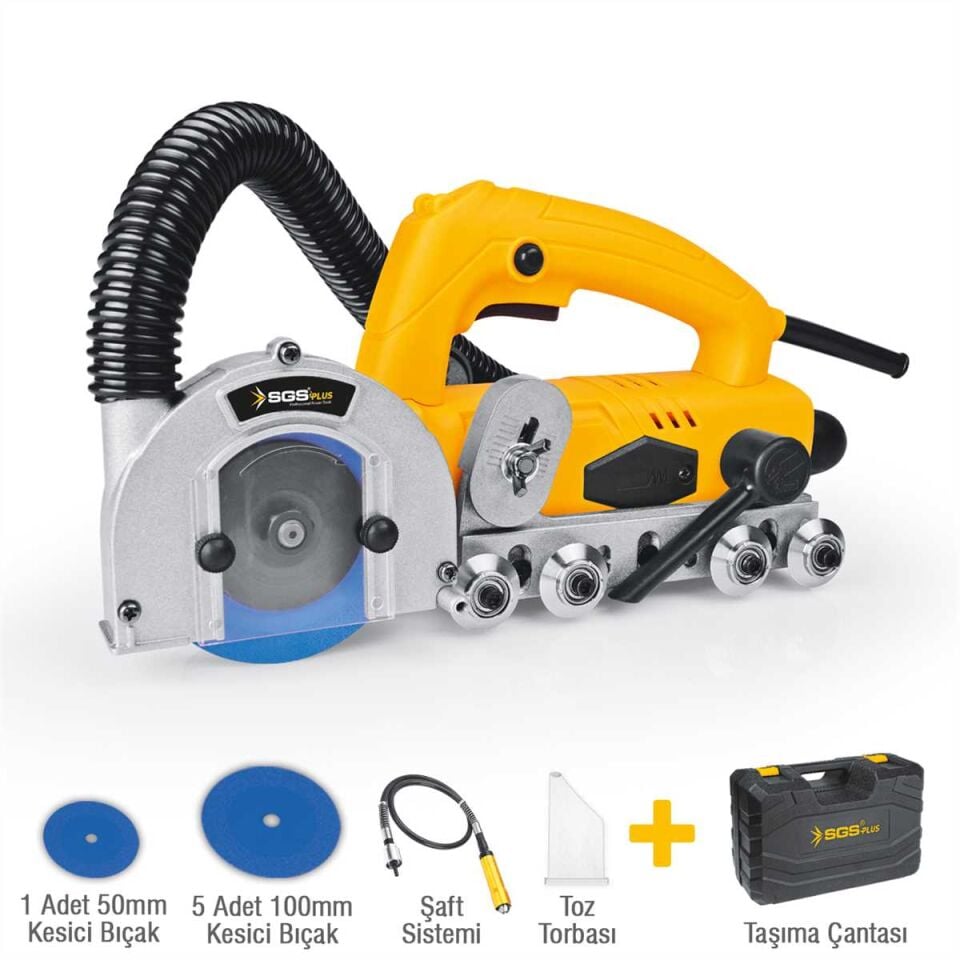 SGS DERZ TEMİZLEME VE KESME MAKİNESİ 1200 WATT SGS 5296