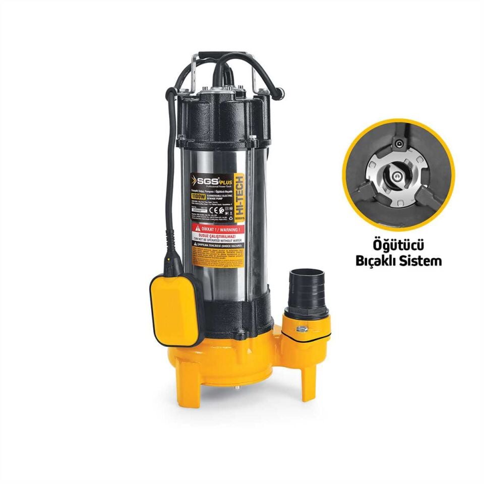 SGS FOSEPTİK DALGIÇ POMPA 1100W /1.5HP BIÇAKLI SGS 5375