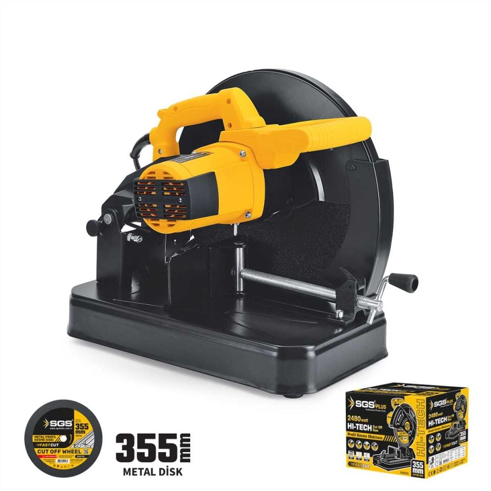 SGS METAL PROFİL KESME MAKİNESİ 355 MM 2480 WATT SGS 5275