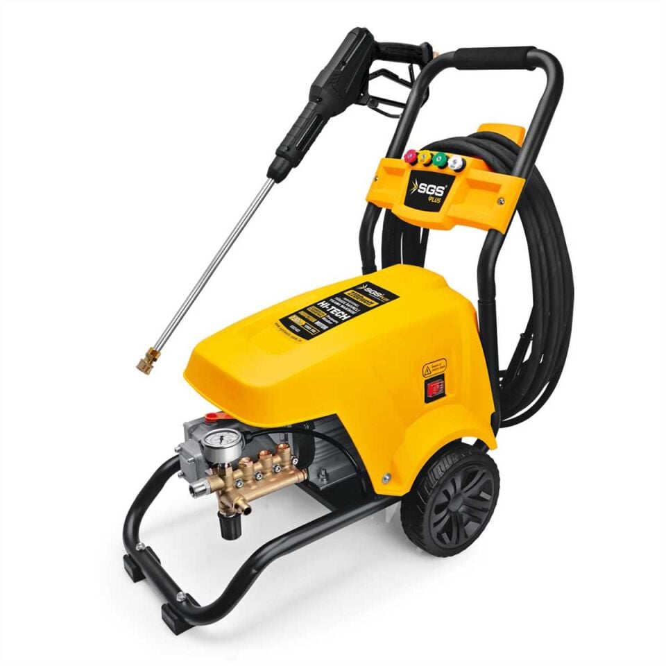 SGS ENDÜSTRİYEL YÜKSEK BASINÇLI YIKAMA MAKİNASI 2200 WATT 130 BAR İNDÜKSİYON MOTOR SGS 5403