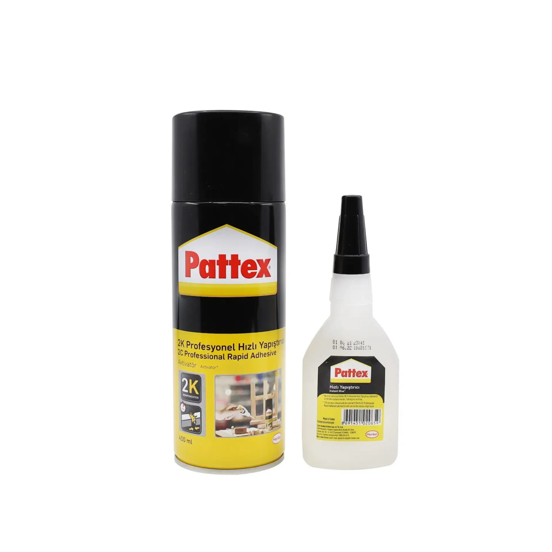 PATTEX MDF 2K HIZLI YAPIŞTIRICI 400+70 ML