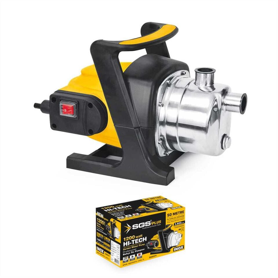 SGS BAHÇE POMPASI 1200 WATT (INOX) SGS 5374