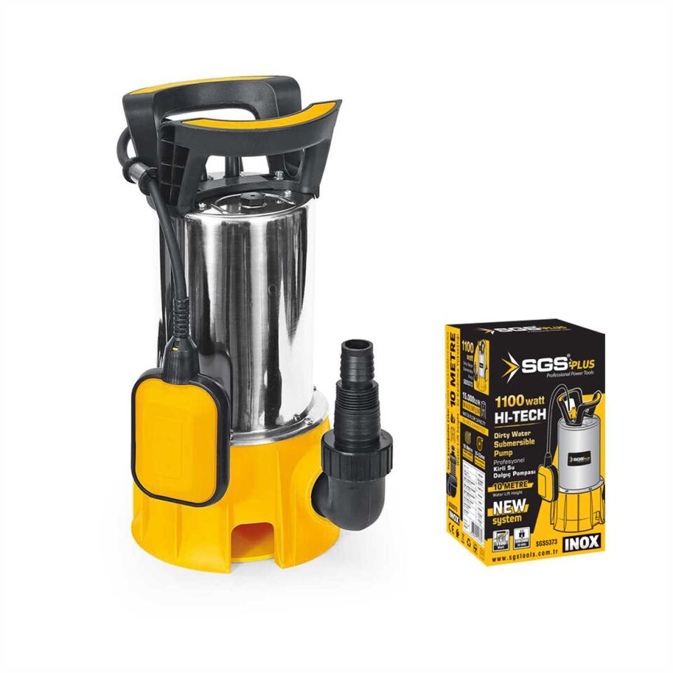SGS KİRLİ SU DALGIÇ POMPASI 1100 WATT (INOX) SGS 5373