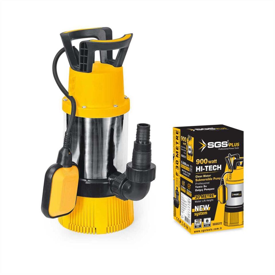 SGS TEMİZ SU DALGIÇ POMPASI 900 WATT (30 Metre) SGS 5372