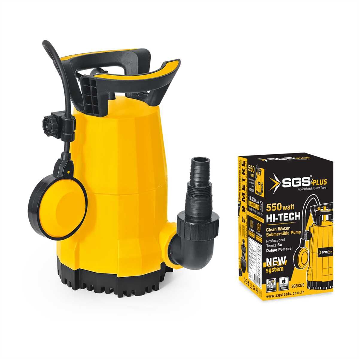 SGS TEMİZ SU DALGIÇ POMPASI 550 WATT SGS 5370