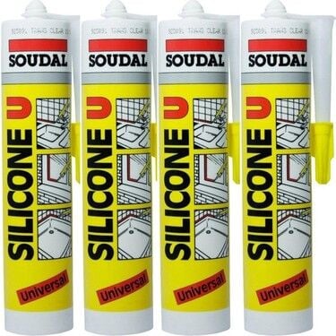 SOUDAL SİLİKON 280ML BEYAZ