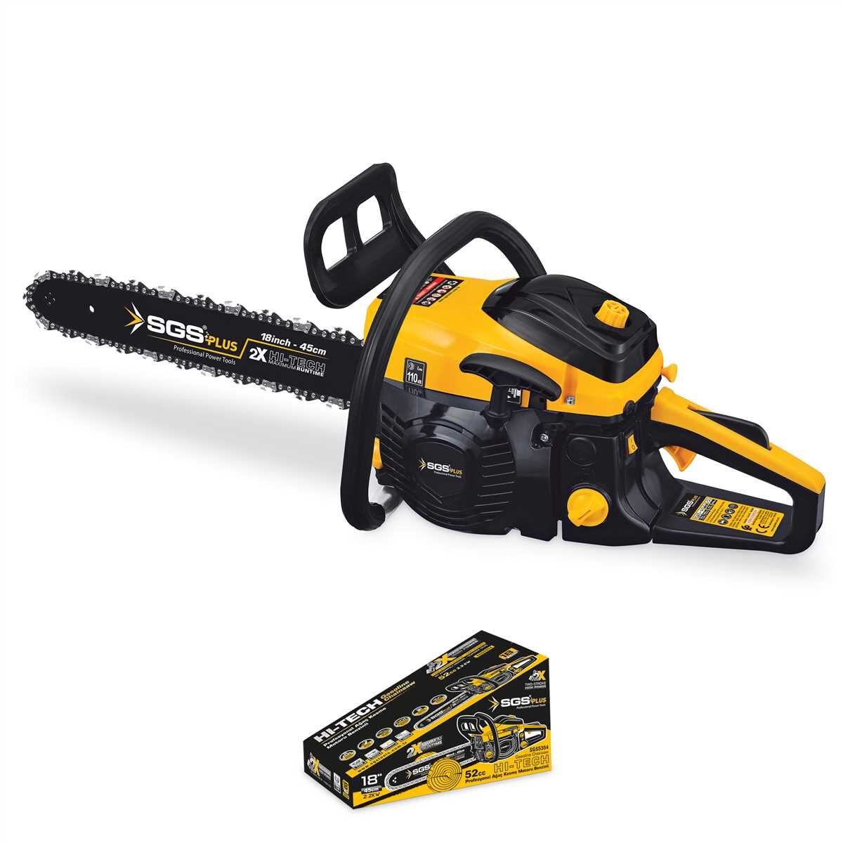 SGS BENZİNLİ AĞAÇ KESME MOTORU 52 CC SGS 5354