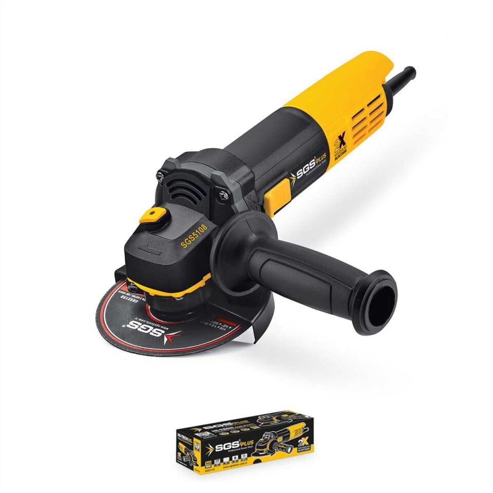 SGS AVUÇ TAŞLAMA 850 WATT 115MM SGS 5108