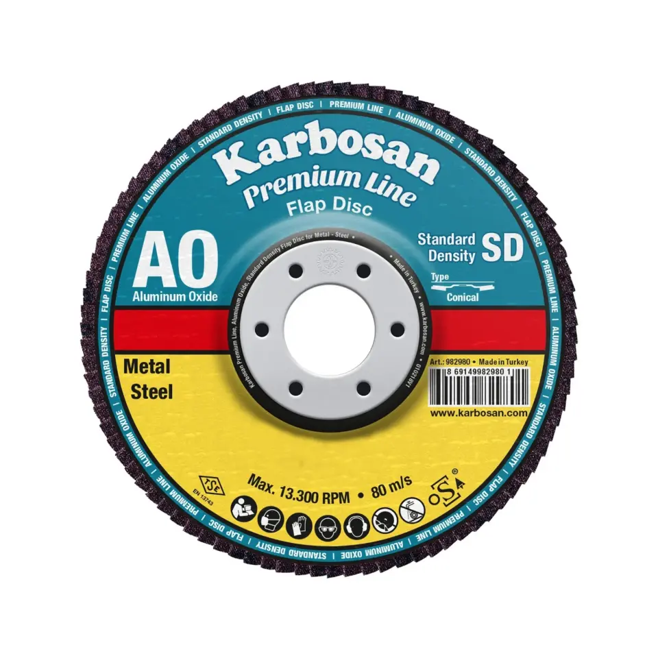 KARBOSAN FLAP DİSK 115MM 80 KUM