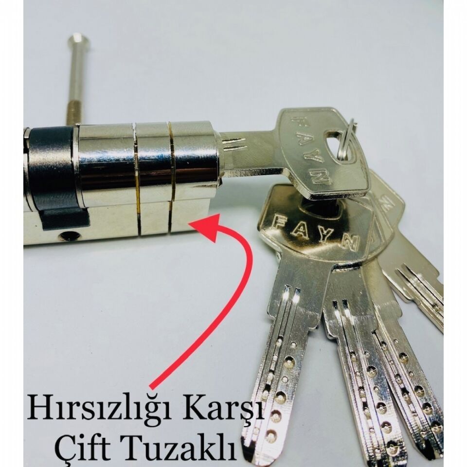 FAYN KİLİT FK 302 FT TUZAKLI BİLYALI  2'li SET