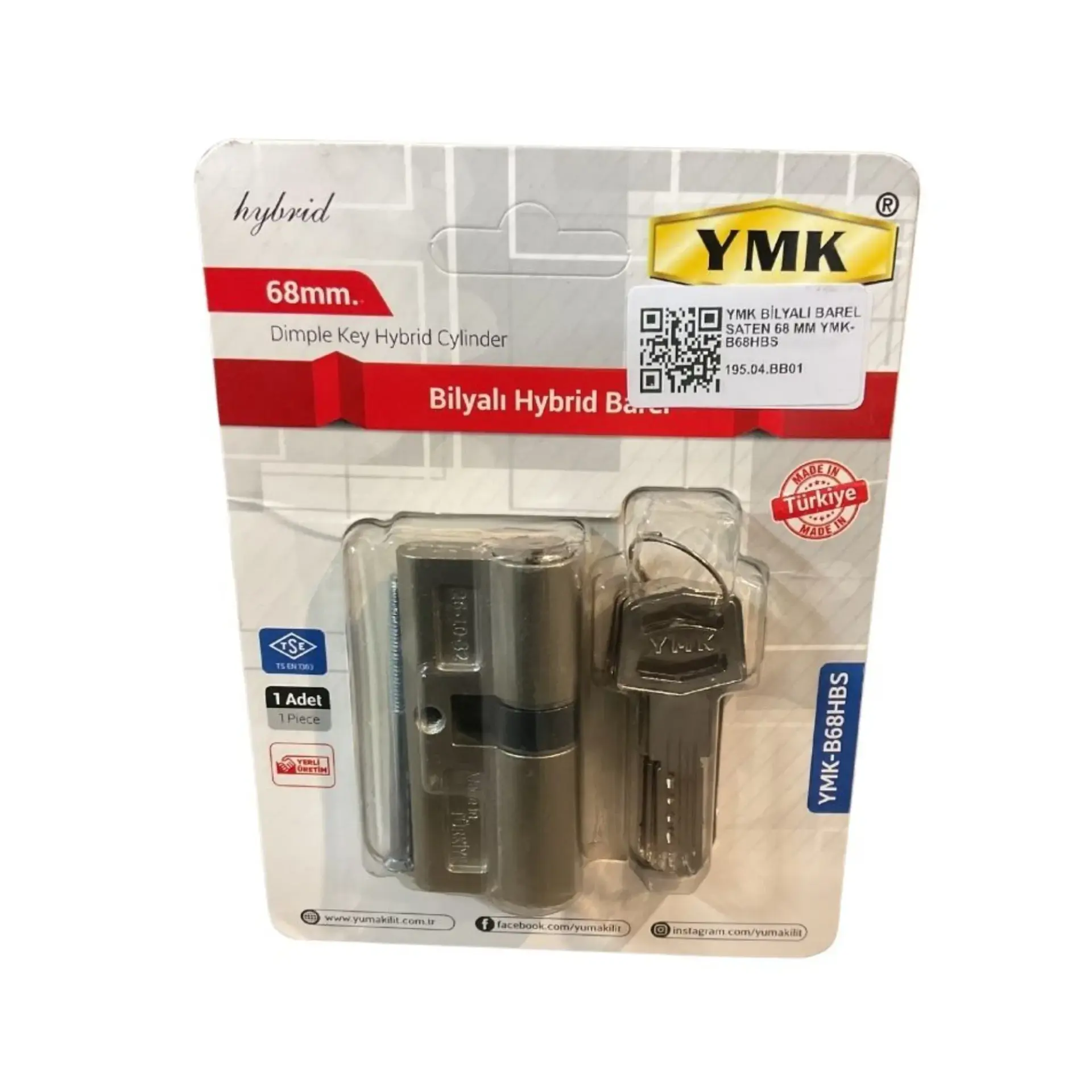 YMK BİLYALI BAREL SATEN 68 MM Ymk-B68HBS
