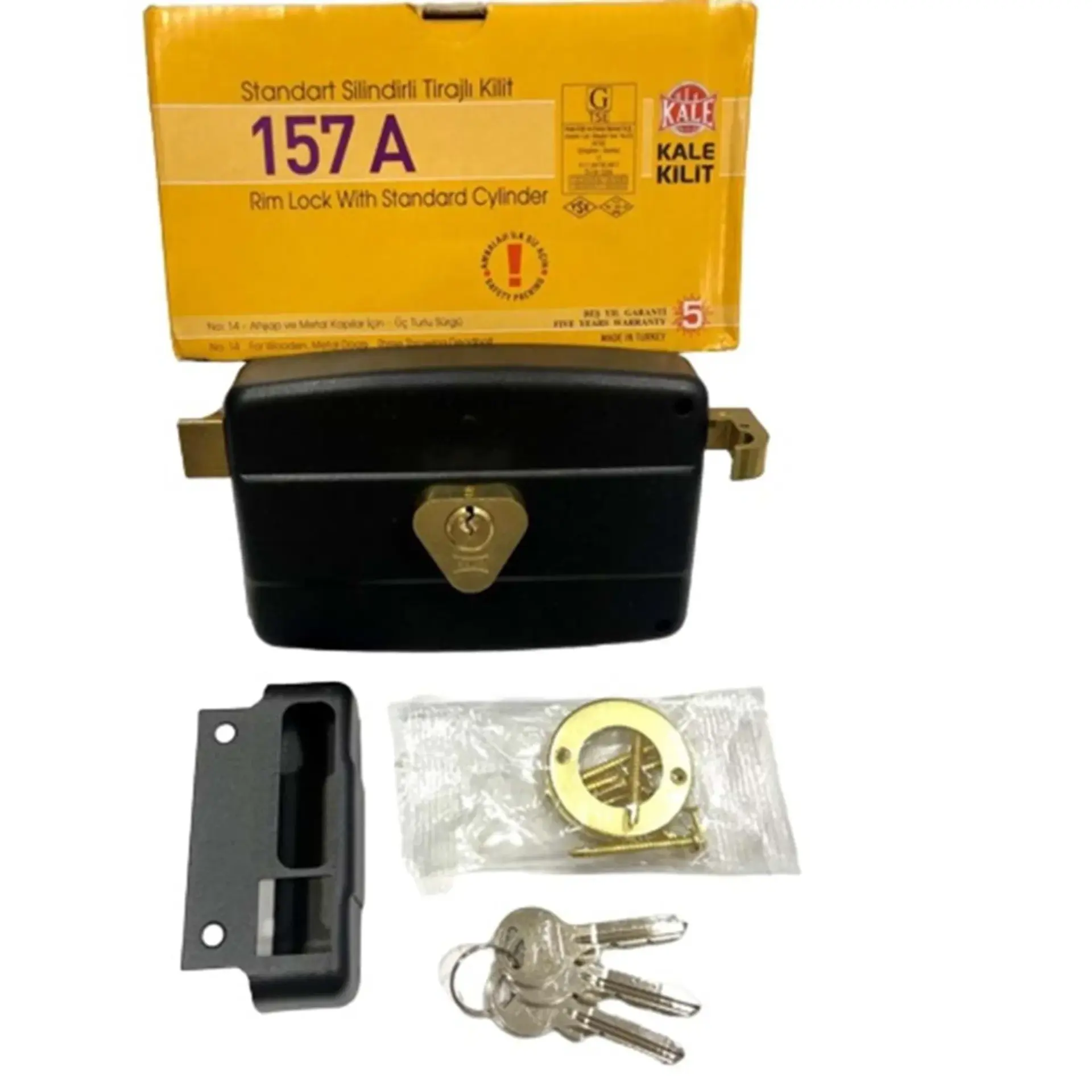 KALE TRAJLI DEMİR KAPI KİLİDİ 157A