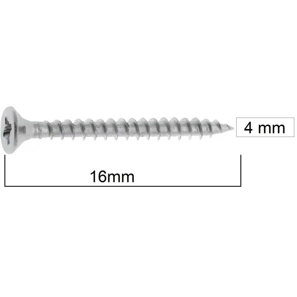 MERİDYEN SUNTA VİDASI 4x16 (1000 AD.)