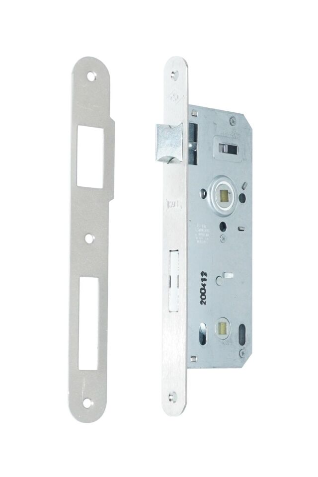 KALE 169 R WC İÇ KAPI KİLİDİ 40 MM NİKEL OVAL