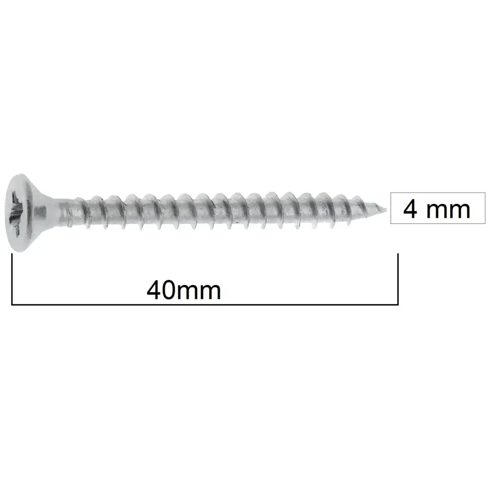 MERİDYEN SUNTA VİDASI 4x40 (500 AD.)
