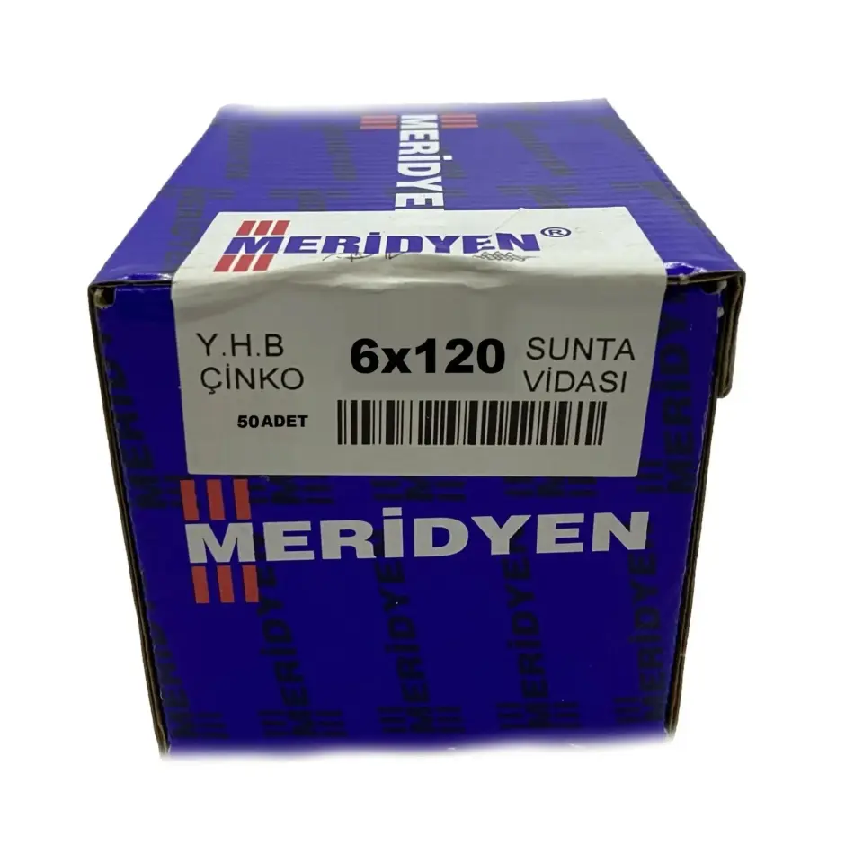 MERİDYEN SUNTA VİDASI 6x120 (50 AD.)