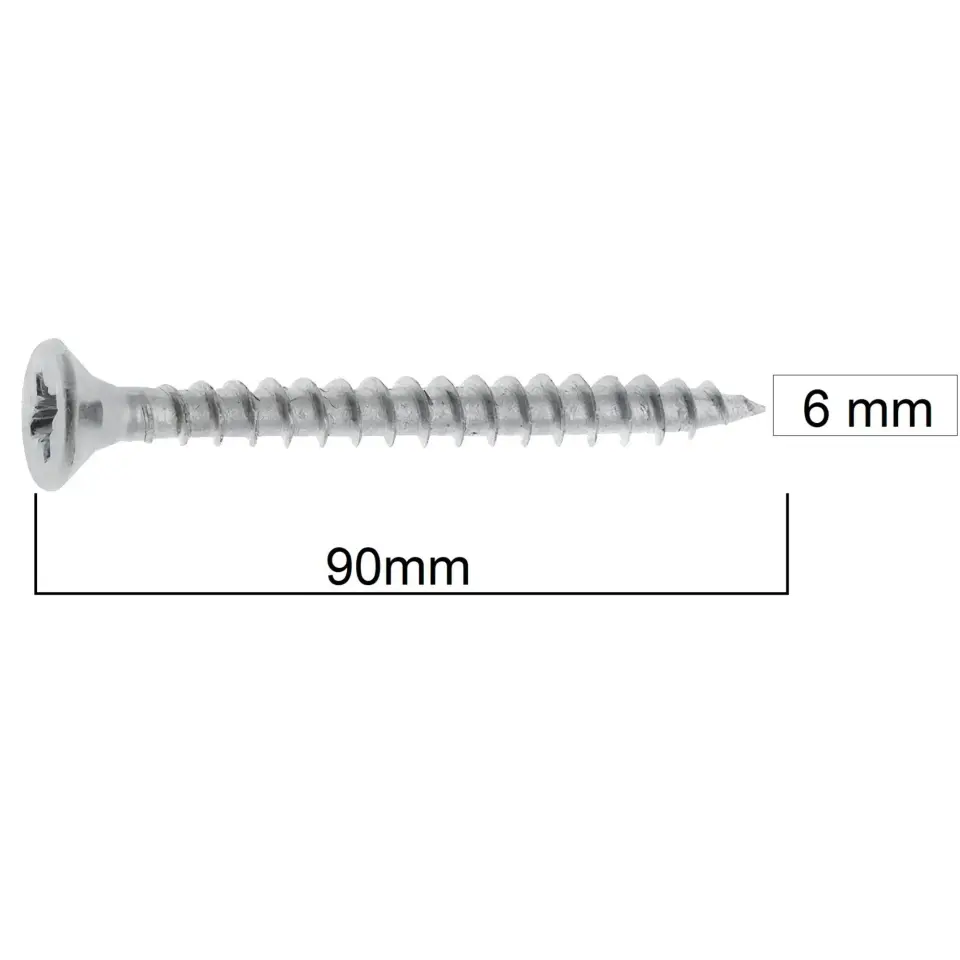 MERİDYEN SUNTA VİDASI 6x90 (100 AD.)