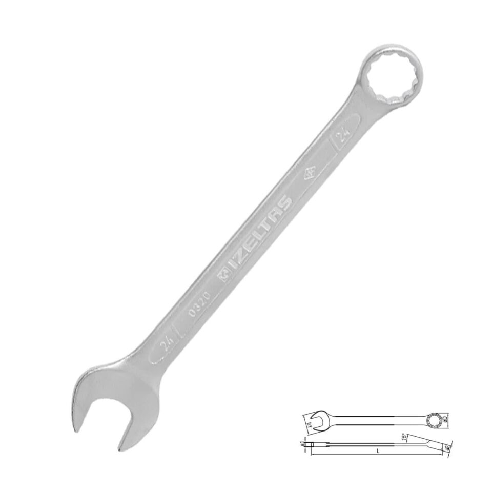 İzeltaş Kombine Anahtar Kısa Boy 34 mm