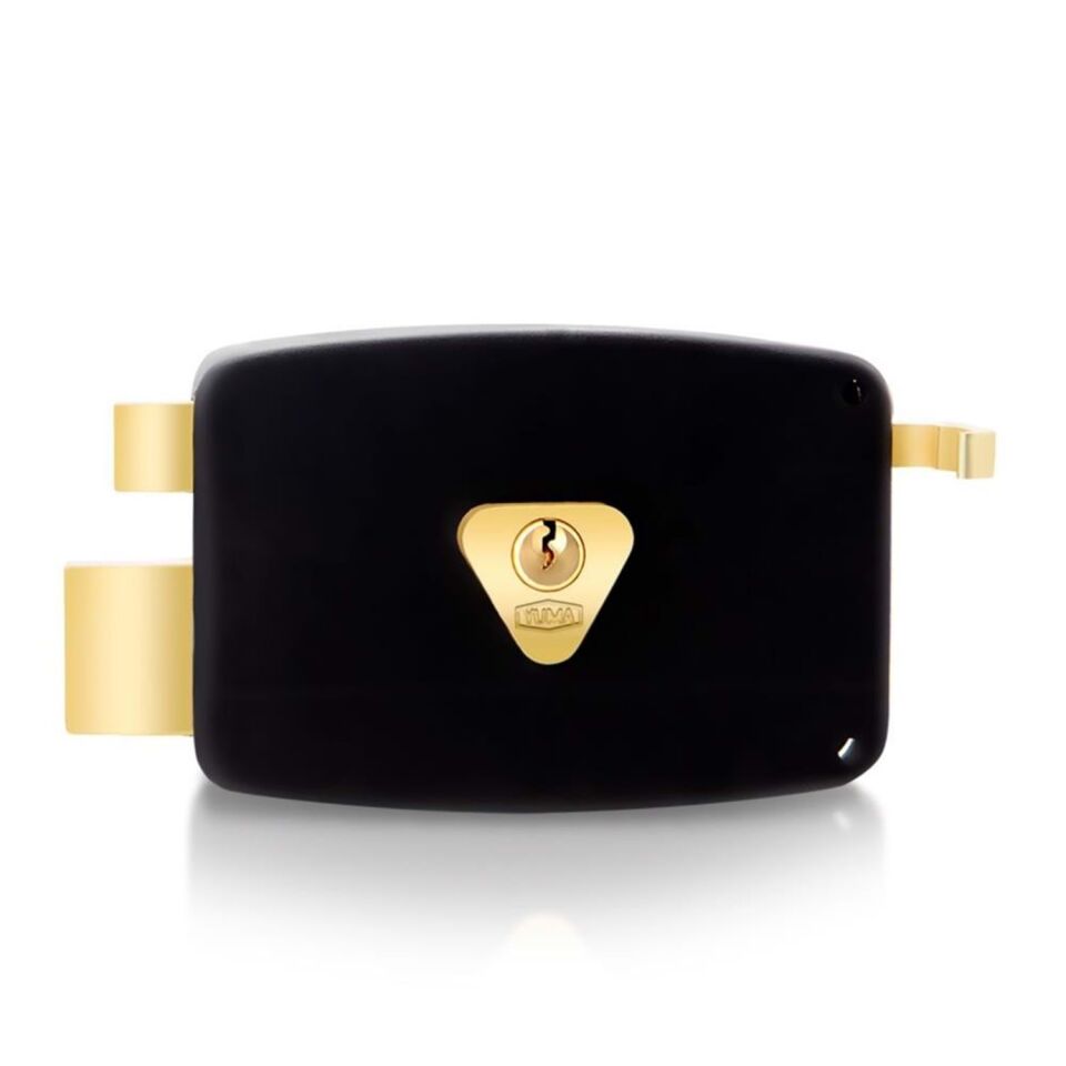 YUMA TİRAJLI DEMİR KAPI KİLİDİ 14 CM OVAL