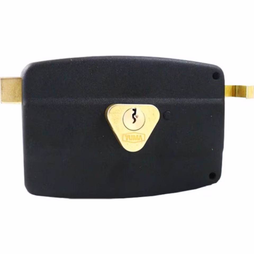 YUMA TİRAJLI DEMİR KAPI KİLİDİ 14 CM OVAL