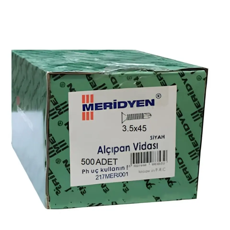 MERİDYEN ALÇIPAN VİDASI M.U.V 3.5x45 (500 AD.)