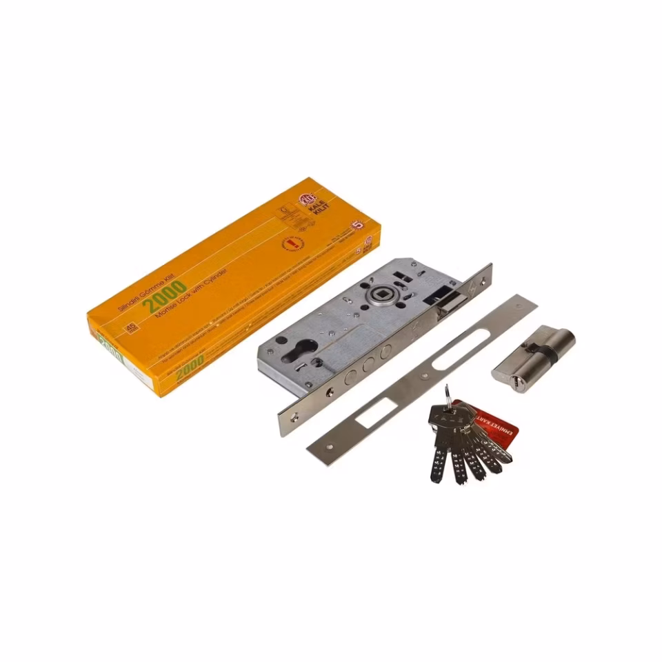 Kale Silindirli Gömme Kilit 2000 3 MİLLİ 45 MM  (BARELLİ)