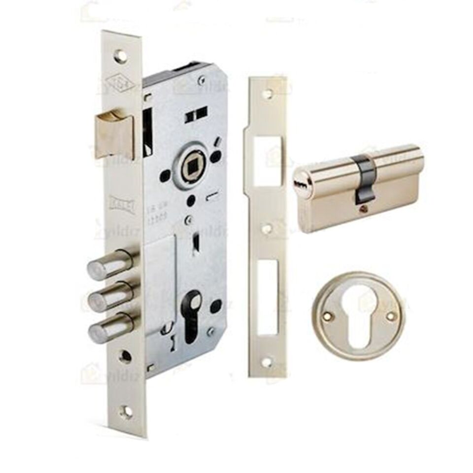 Kale 2000 152-3mr 45 Mm 3 Milli Silindirli Gömme Kapı Kilidi Barelli