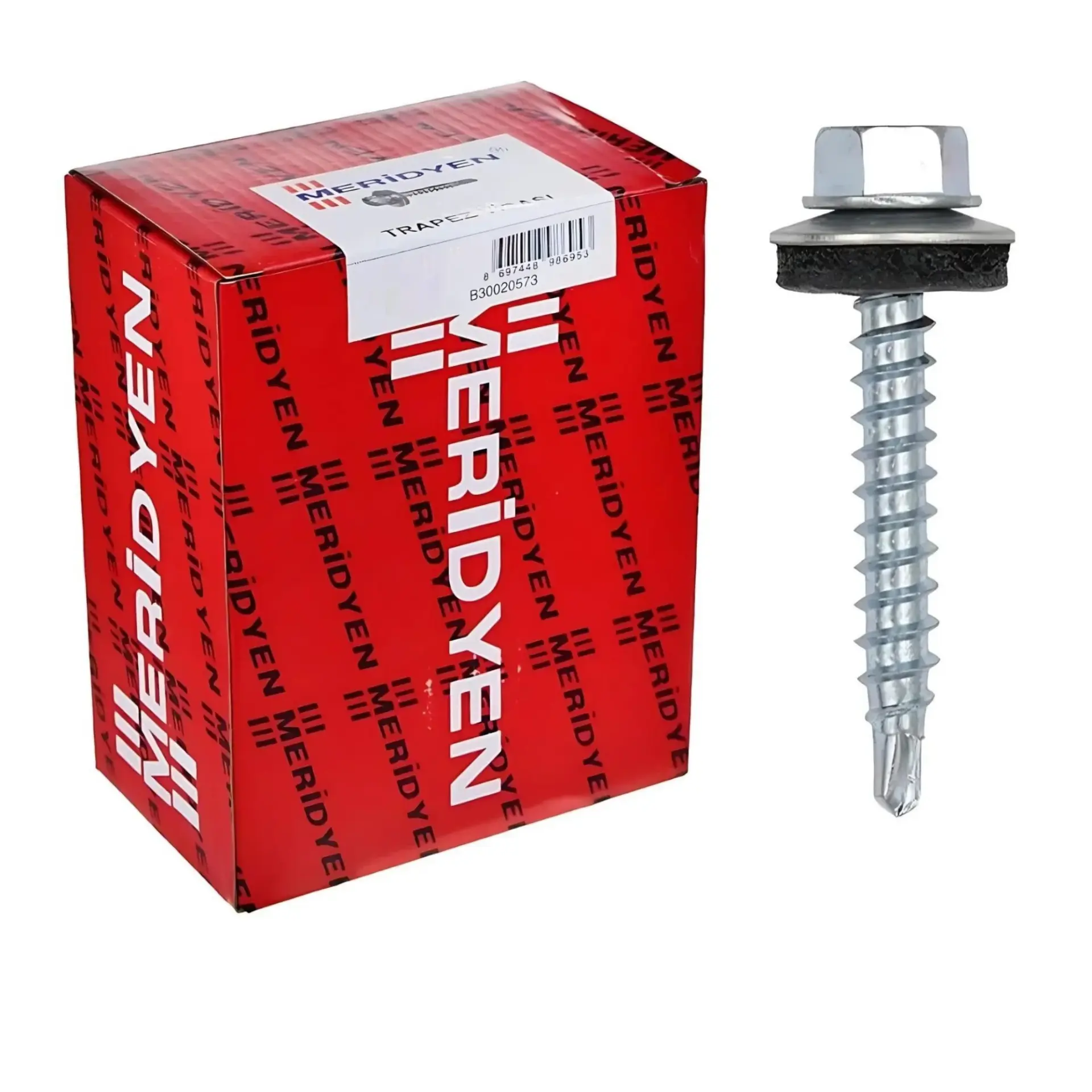 MERİDYEN TRAPEZ ÇATI VİDASI 4.8x16 (500 AD.)