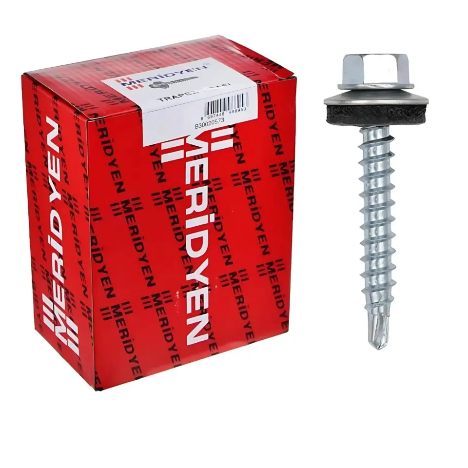 MERİDYEN TRAPEZ ÇATI VİDASI 4.8x25 (500 AD.)