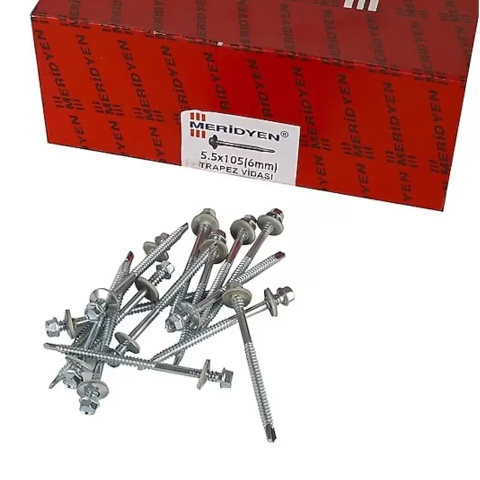 MERİDYEN TRAPEZ ÇATI VİDASI 5.5x105 (200 AD.)