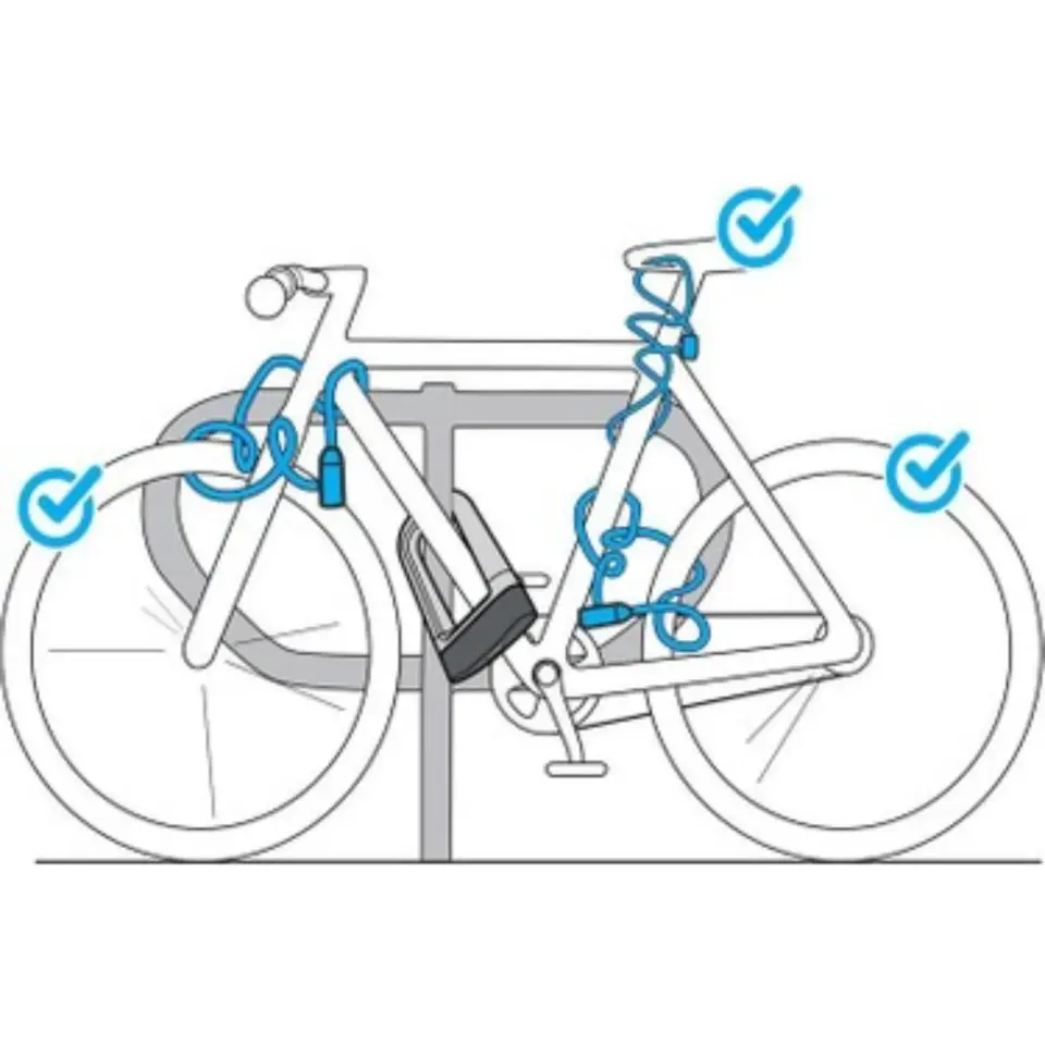YUMA BİSİKLET KİLİDİ 12X80 CM YM-751