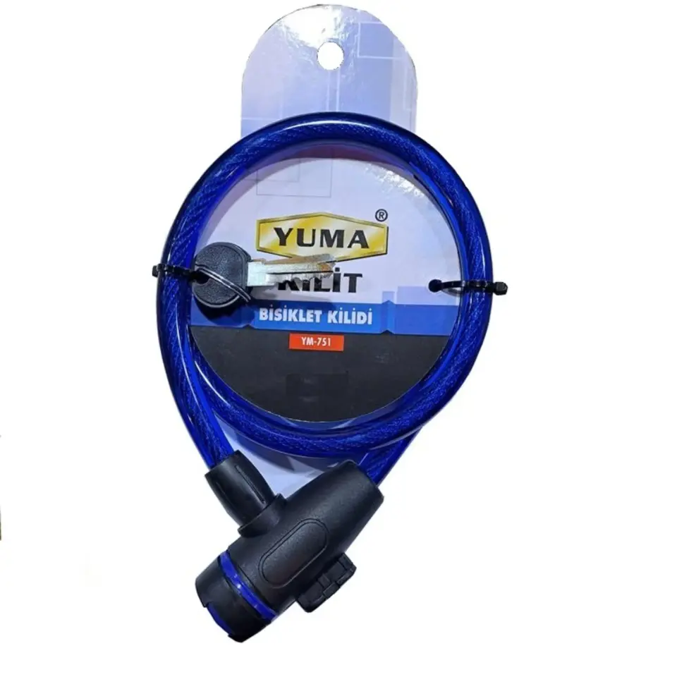 YUMA BİSİKLET KİLİDİ 12X80 CM YM-751