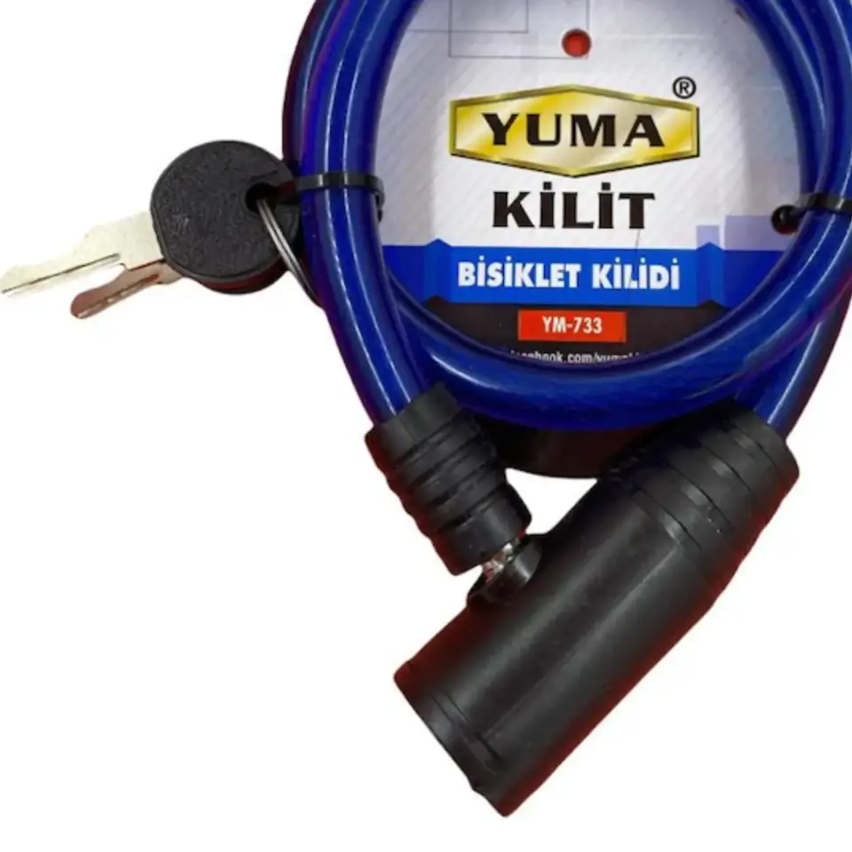 YUMA BİSİKLET KİLİDİ 12X65 CM YM-733