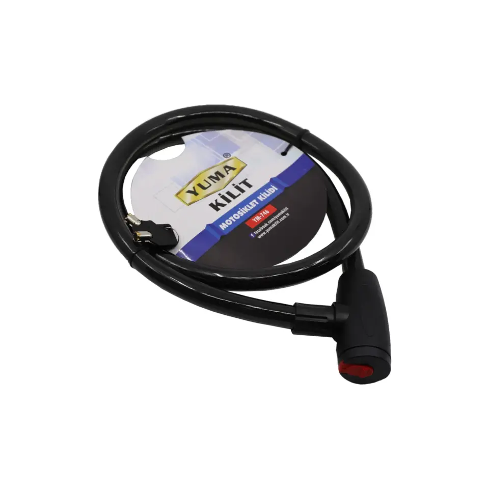 YUMA MOTOR BİSİKLET KİLİDİ 20X150 CM YM-746