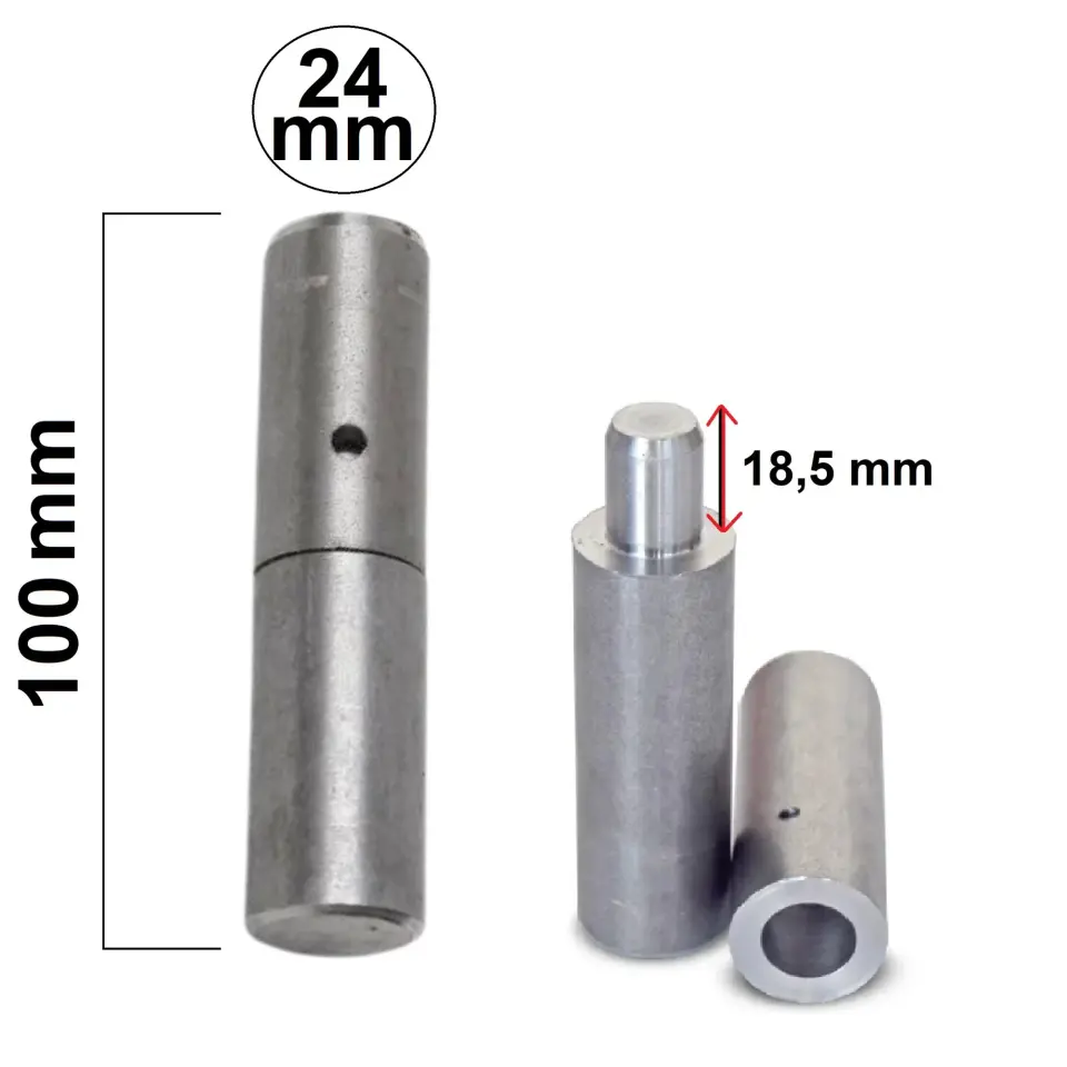 MİL MENTEŞE 24 MM