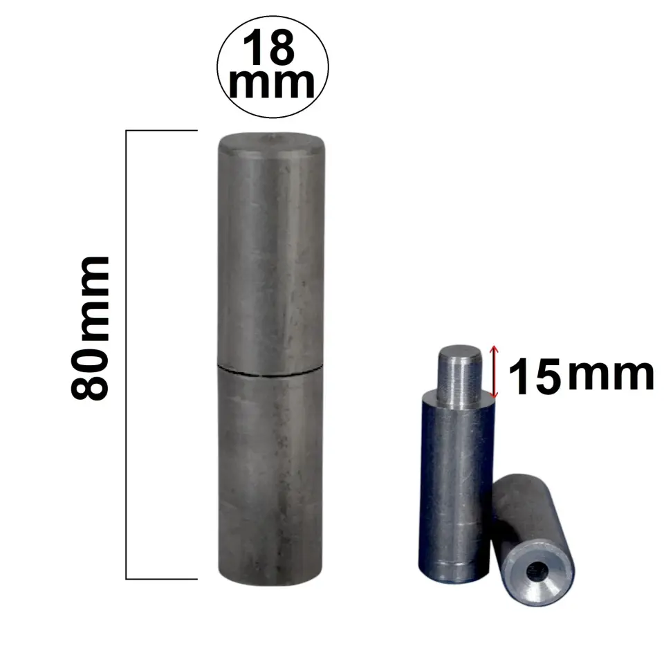 MİL MENTEŞE 18 MM