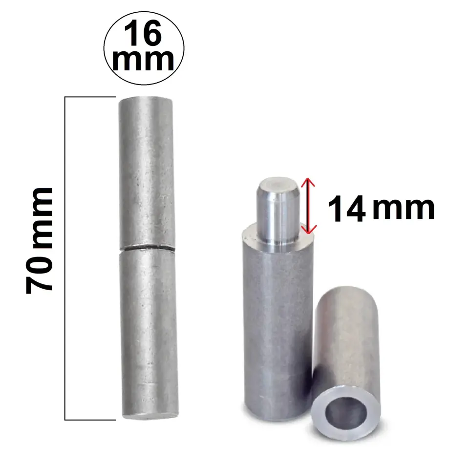MİL MENTEŞE 16 MM