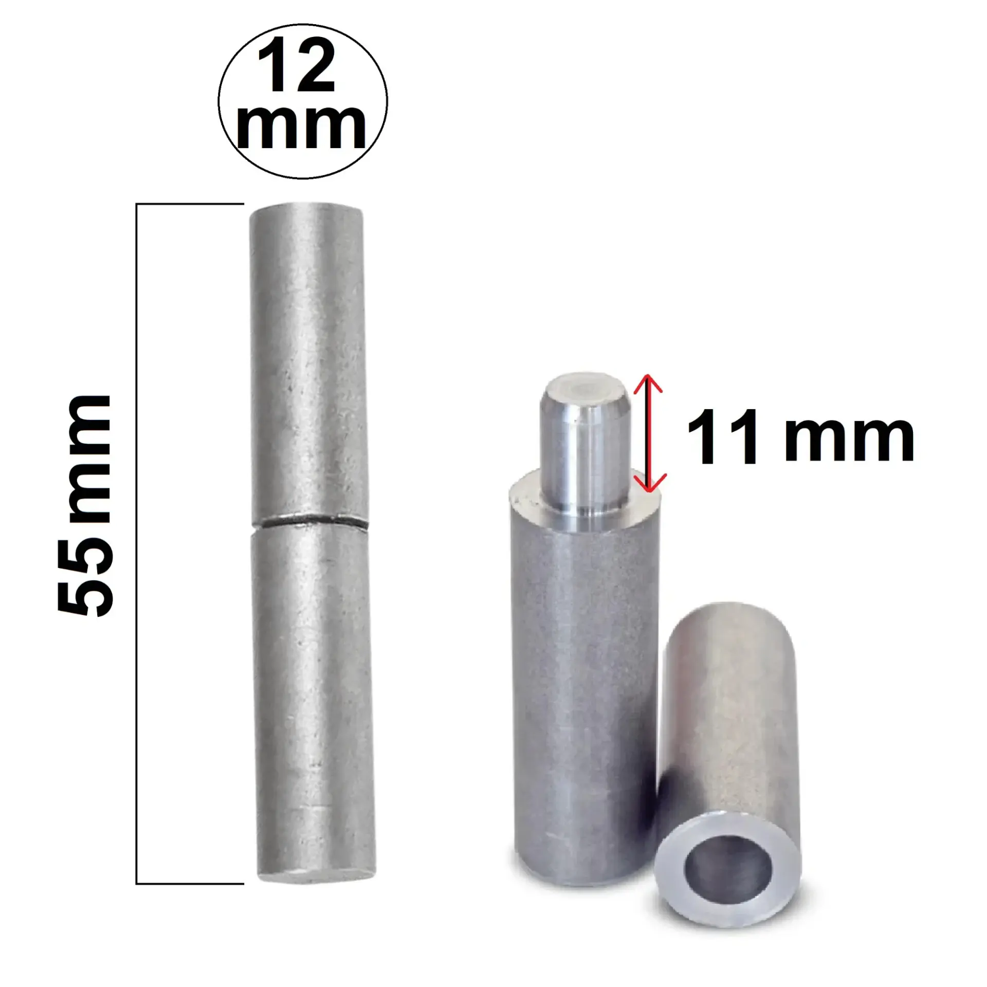 MİL MENTEŞE 12 MM