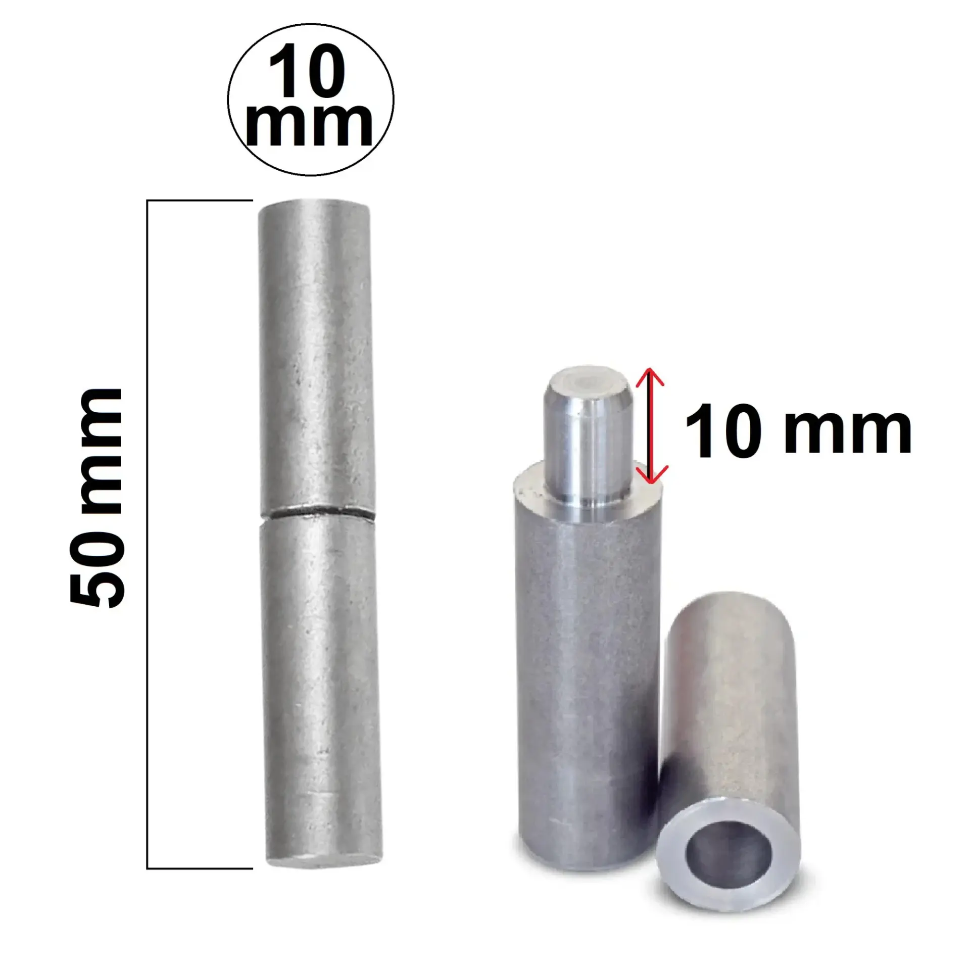 MİL MENTEŞE 10 MM