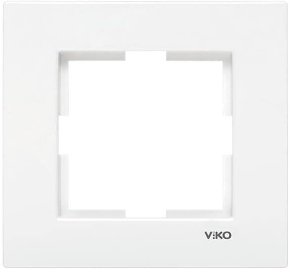 Viko Karre Tekli Beyaz Priz Çerçevesi  90960200