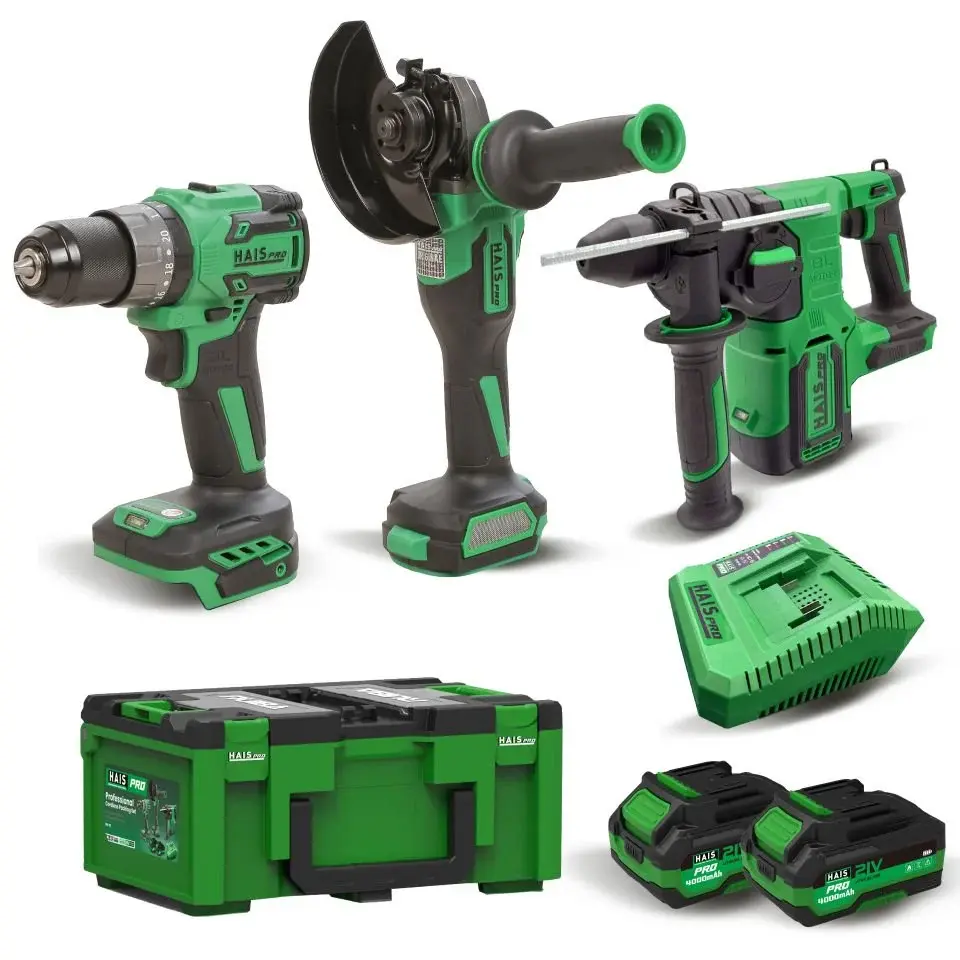 HAIS PRO Profesyonel 21 V Akülü El Aletleri Seti - 3'LÜ SET - 1