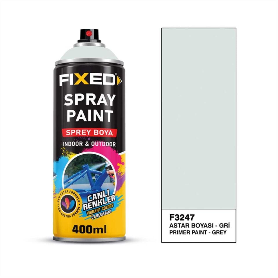 SPREY BOYA AKRİLİK - ASTAR 320 GR 400 ML GRİ F-3247