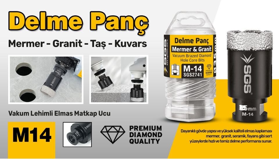 M14-33 MM MERMER & GRANİT DELME PANÇ