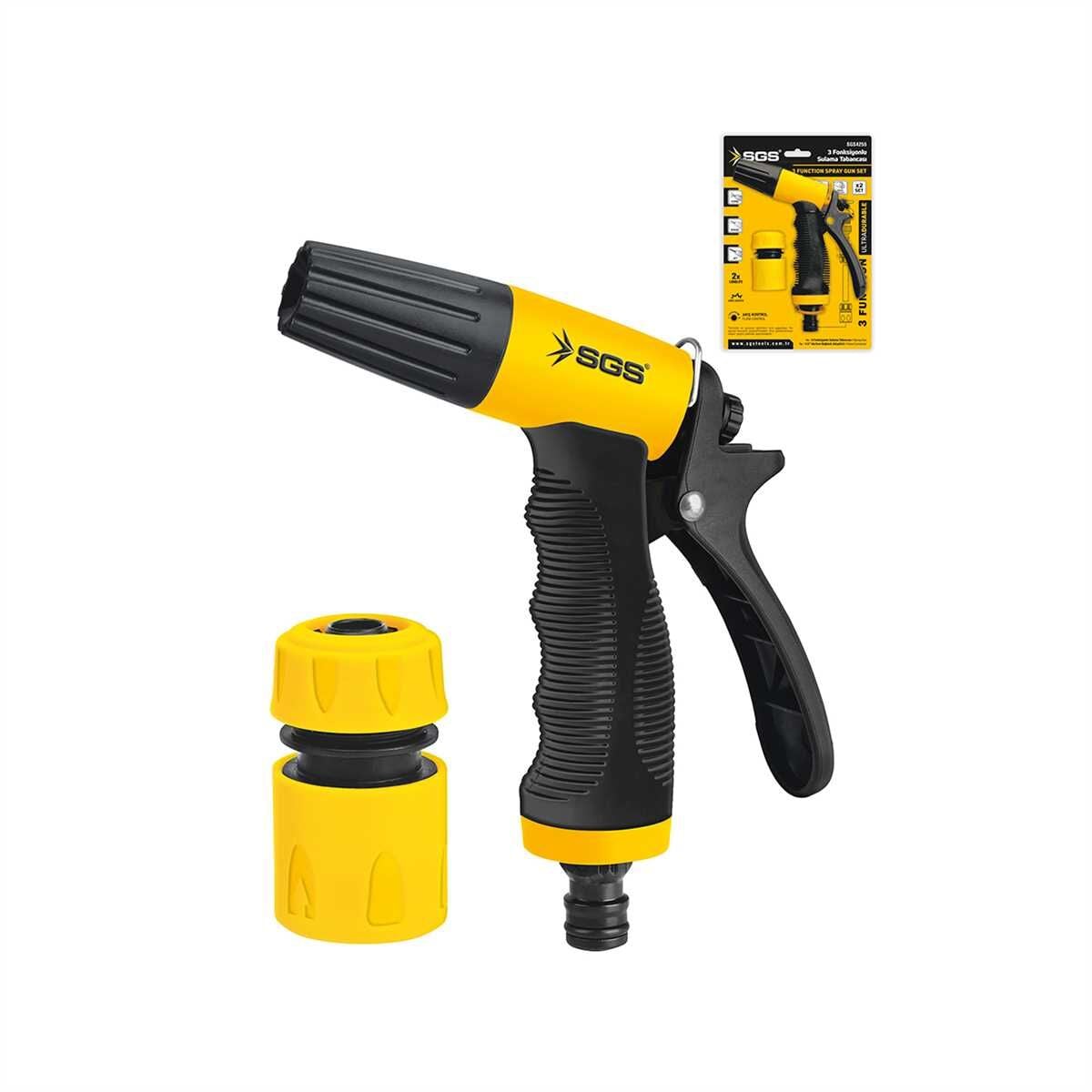 3 FONKSİYONLU SULAMA TABANCASI (2 PARÇA SET) SGS