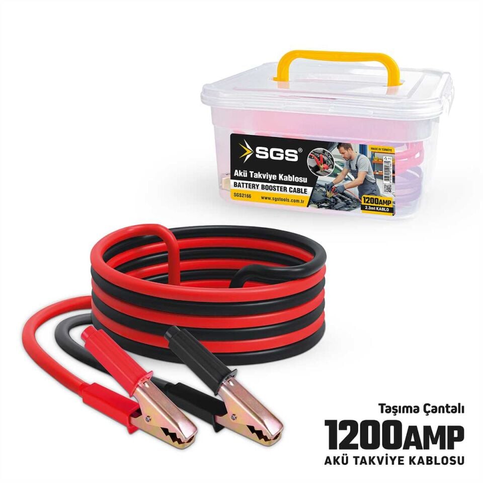 SGS AKÜ TAKVİYE KABLOSU 1200 A 2.3 MT