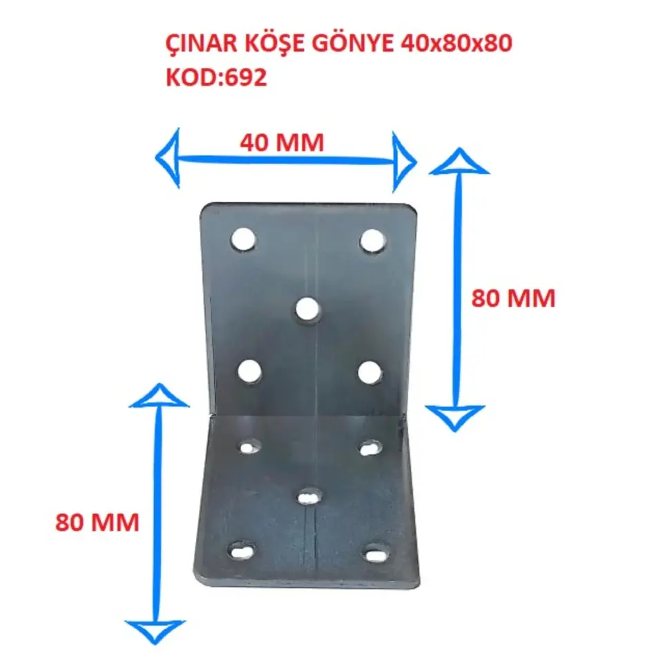 KÖŞE GÖNYE 40x80x80