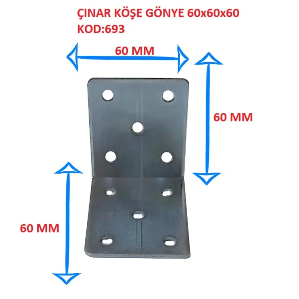 KÖŞE GÖNYE 60x60x60